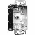 Hubbell Canada Electrical Box, Device Box, Metal, Rectangular 1100LUBAR